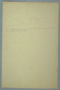 Drawing, Portion of a Mountainous Panorama by Frederic Edwin Church